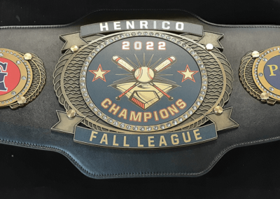 Custom Baseball Championship Belt