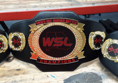 Custom Baseball Championship Belts